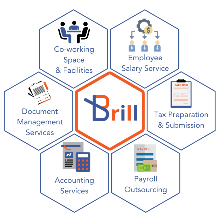 Brill's professional business services illustration