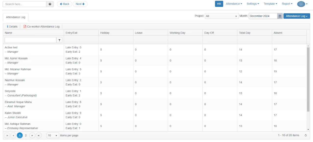 Seamless Time & Attendance Tracking Screenshot